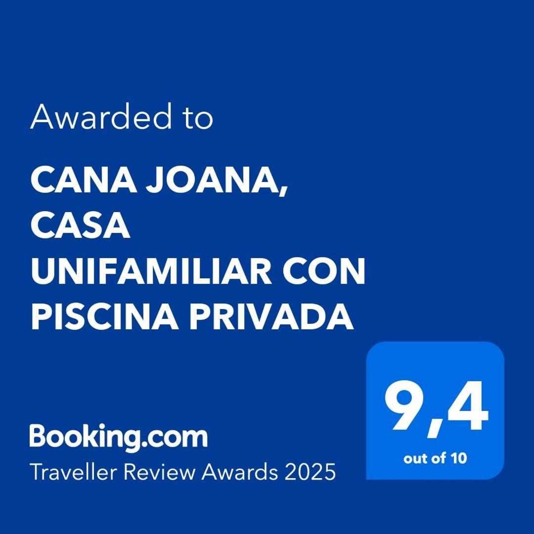 Cana Joana, Casa Unifamiliar Con Piscina Privada Шабія Екстер'єр фото